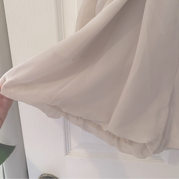 Love Tree silk chiffon sleeveless grey romper - Picture 5 of 7